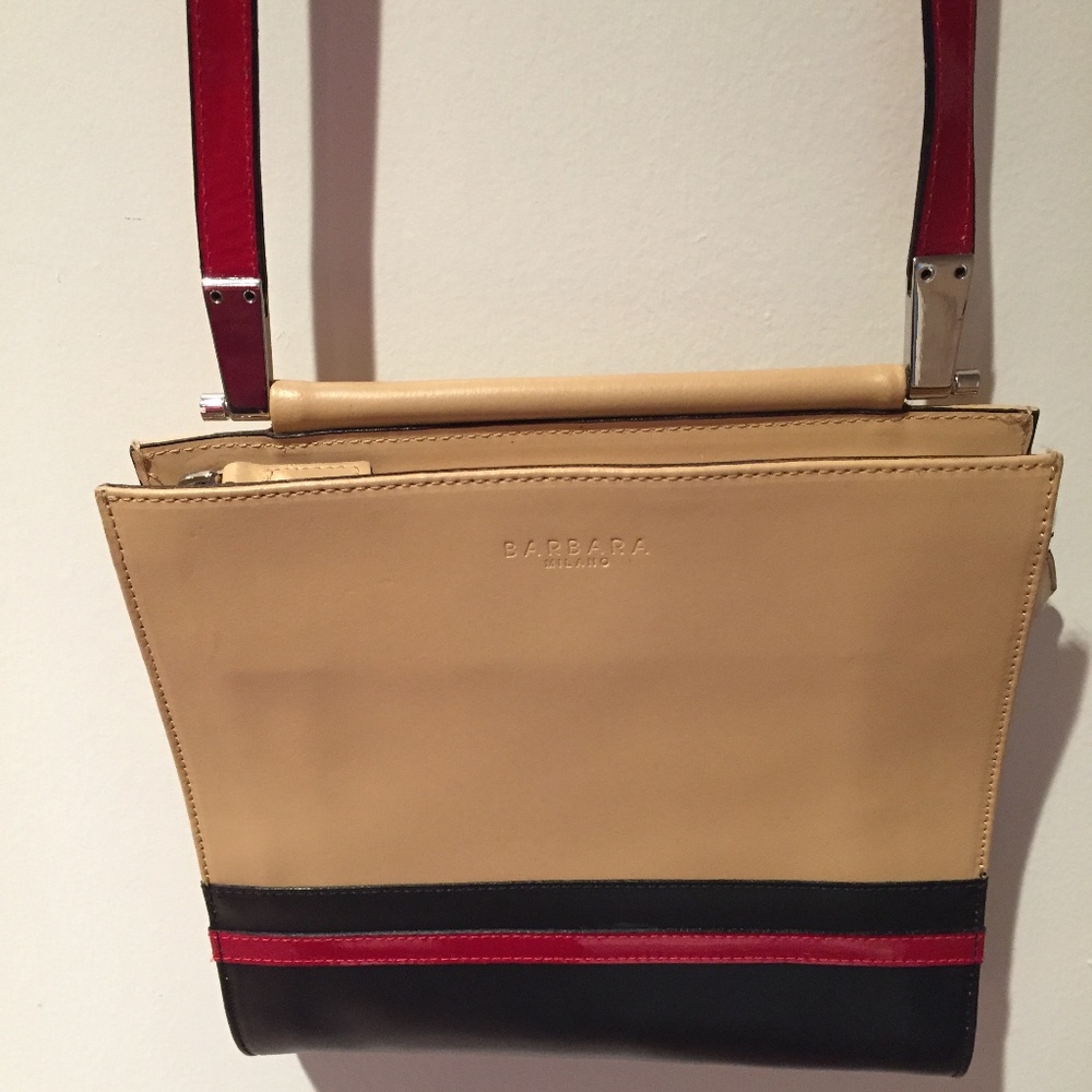 Barbara Milano leather crossbody bag